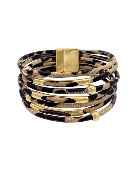 Adornia 14K Plated Stretch Bracelet