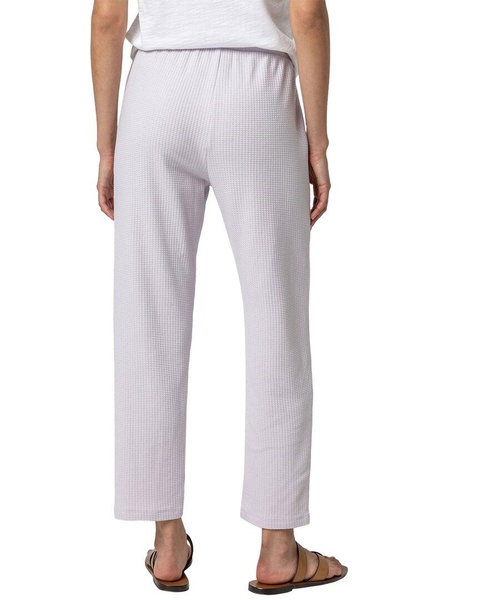 Lilla P Straight Leg Waffle Pant