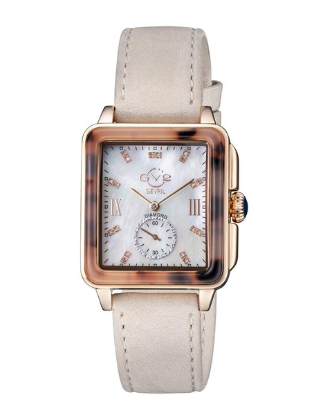 GV2 Women's Bari Tortoise Diamond Watch