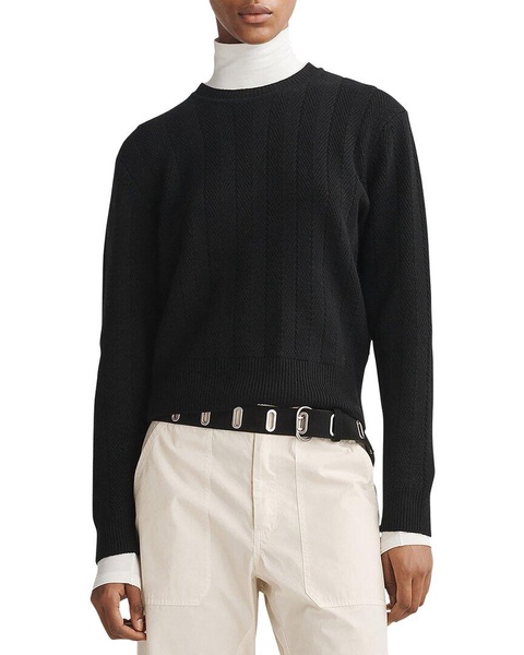 rag & bone Durham Herringbone Cashmere Sweater