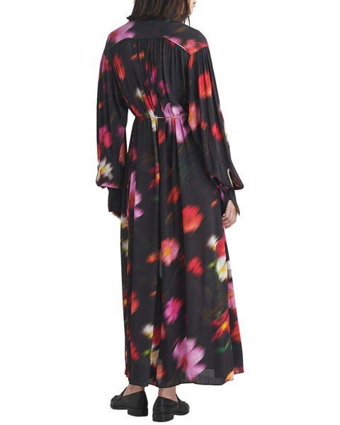 rag & bone Aubrey Floral Maxi Shirtdress