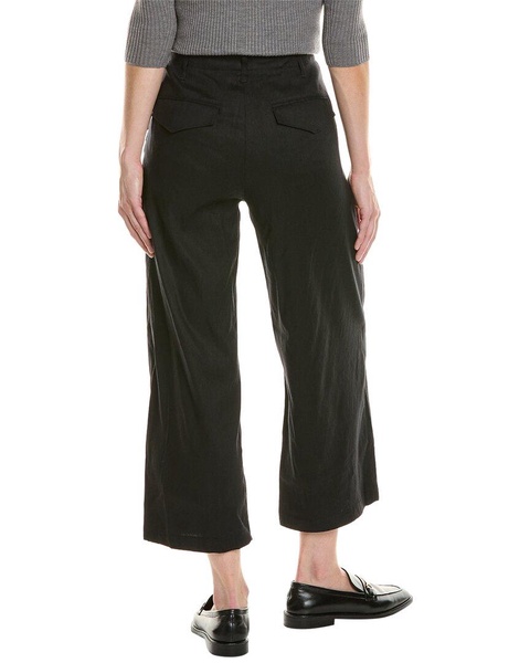 rag & bone Dylan Linen-Blend Cropped Pant