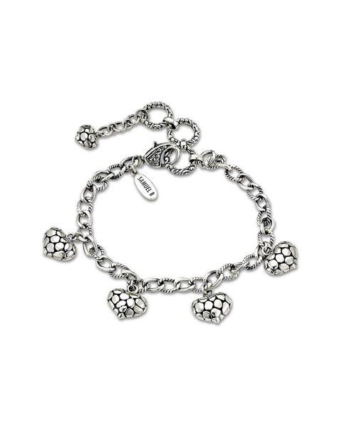 Samuel B. Silver Heart Bracelet