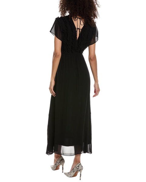 The Kooples Ruffle Midi Dress