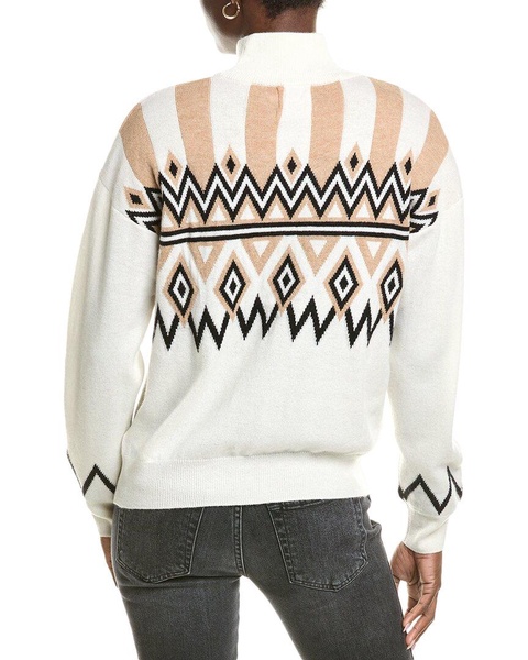 wool & cashmere-blend blair fairisle jumper