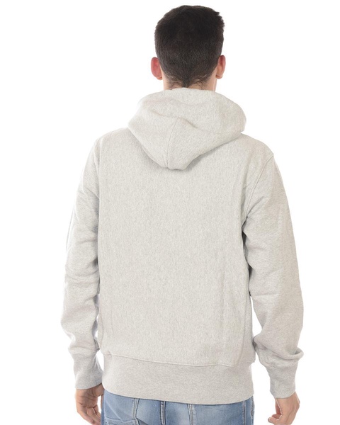 Champion Sweatshirt Hoodie in Grey