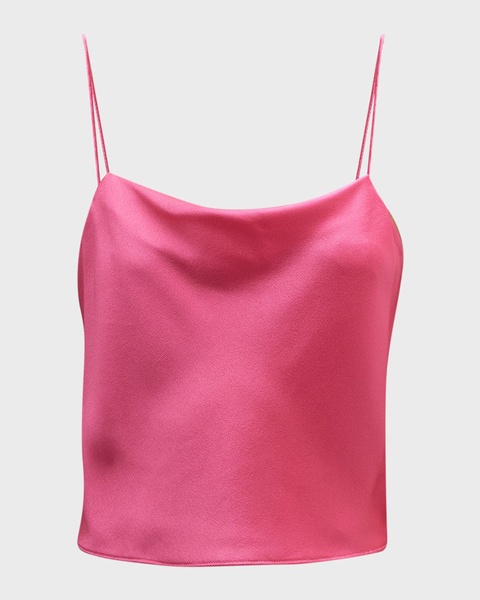 Harmon Cropped Draped Slip Tank 