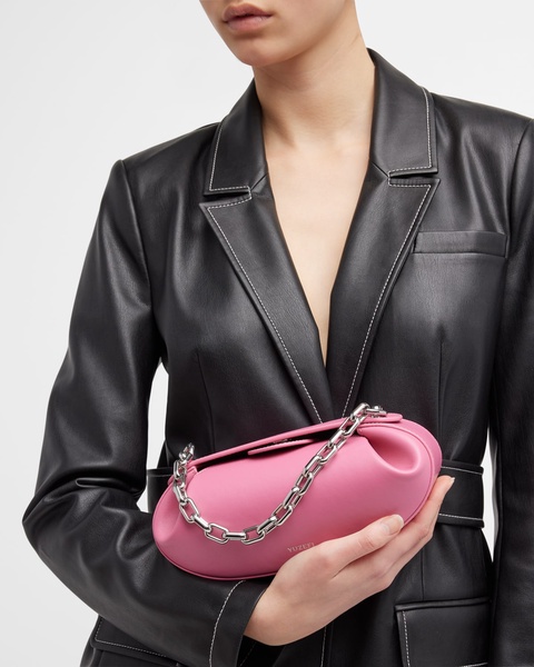 Dinner Roll Leather Shoulder Bag