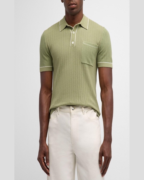 Men's Hardy Ribbed Polo Shirt