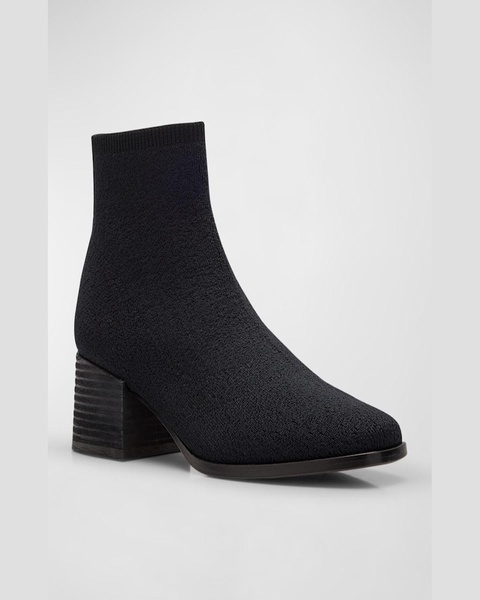 Paron Stretch Crepe Knit Booties