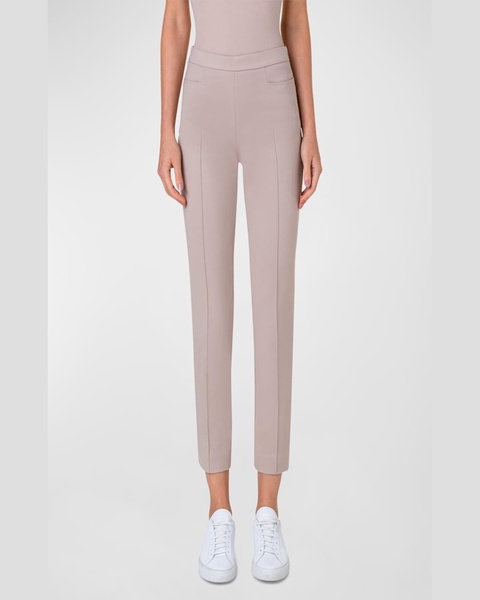 Franca Mid-Rise Cropped Pants