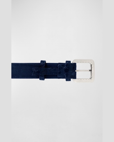 Men's Crocodile Leather Belt