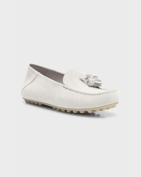 Leather Tassel Moccasin Driver Loafers