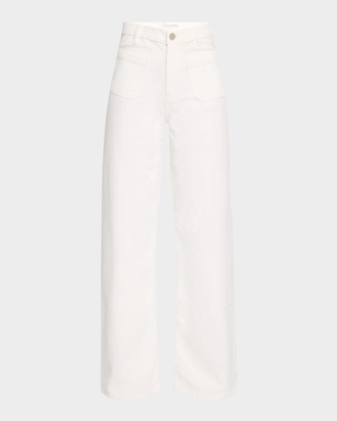 Isadora Stretch Corduroy Straight-Leg Pants