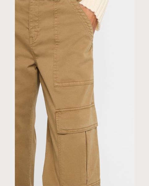 Barrel-Leg Cargo Pants