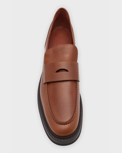 Men's Travis Leather Penny Loafers