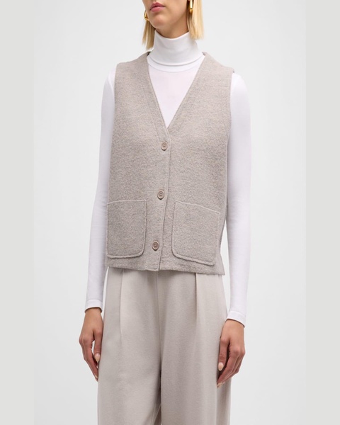 Lightweight Boiled Wool Vest