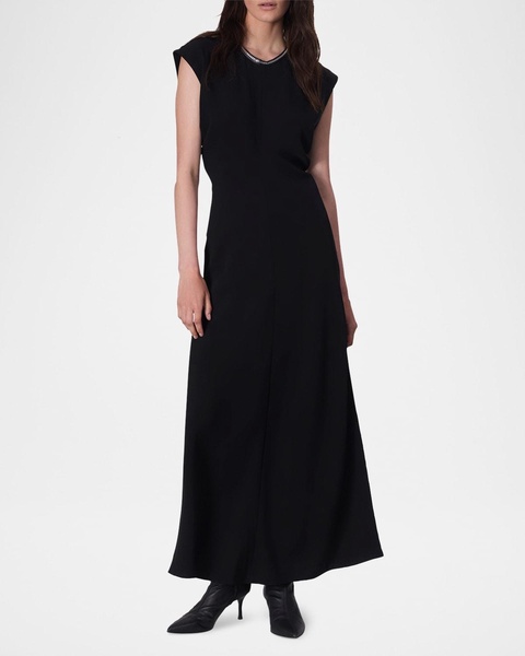 Marie Crepe Maxi Dress