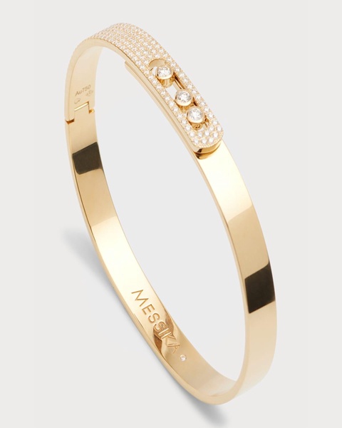 Move Noa 18K Yellow Gold Diamond Bangle