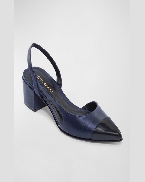 Monroe Cap-Toe Slingback Pumps