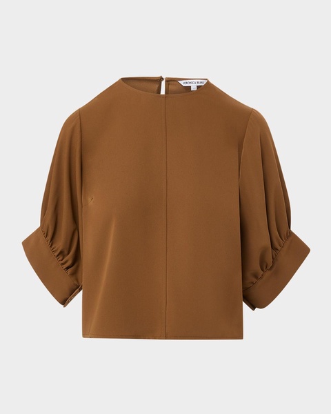 Margaret Matte Crepe Top