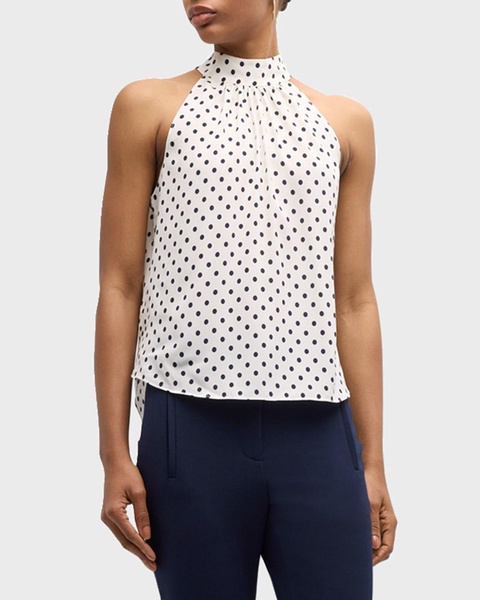 Kovi Polka Dot Halter Top