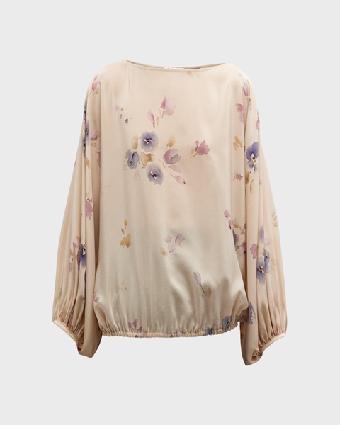 Helena Bluebells Floral-Print Blouse 