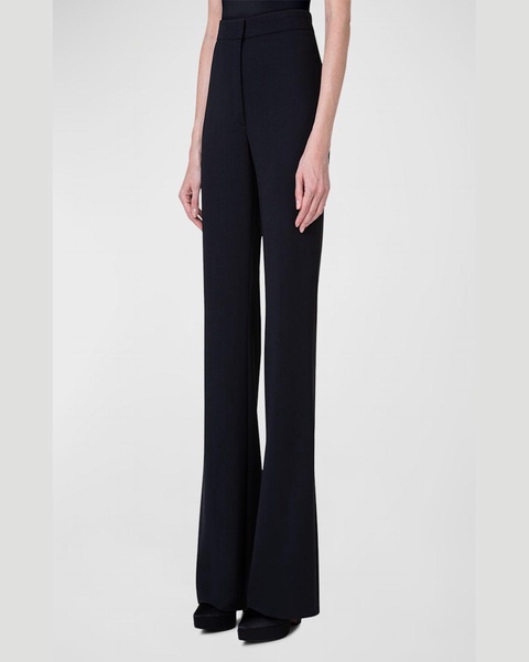 Courtney Wool Crepe Bootcut Pants