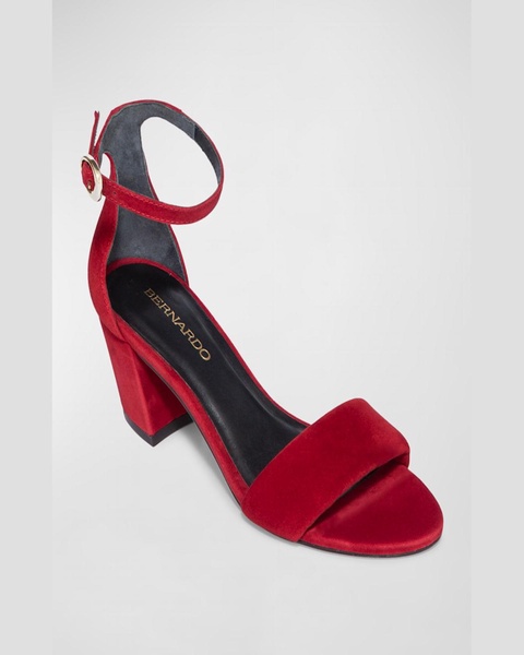 Bowie Suede Ankle-Strap Sandals