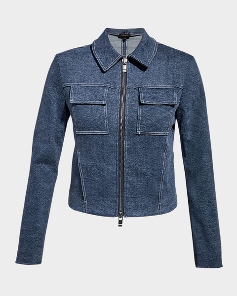 Gianna Denim Zip Jacket