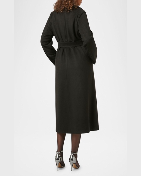 Plus Size Capanna Tie-Waist Wool Coat