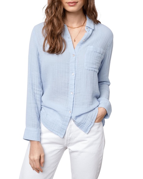 Ellis Gauze Cotton Button Down Shirt