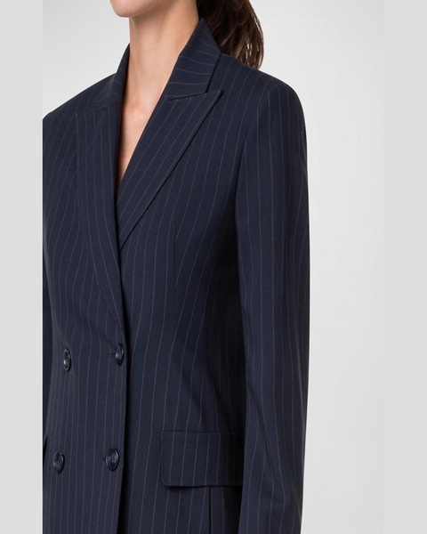 Nadine Pinstripe Double-Breasted Jacket