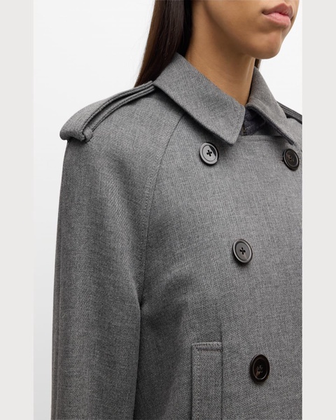 Conneley Cropped Trench Coat 