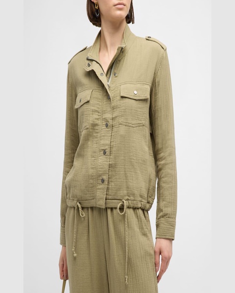 Collins Gauze Military Jacket 