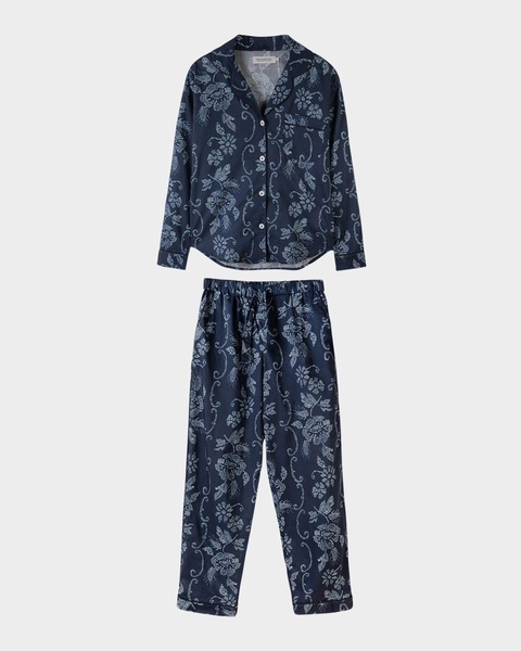 Floral-Print Organic Cotton Pajama Set