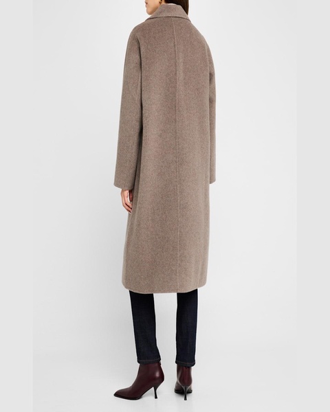 Double-Faced Brush Wool Coat