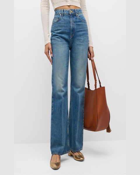 The Martine Straight-Leg Denim Jeans