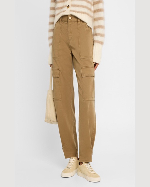 Barrel-Leg Cargo Pants