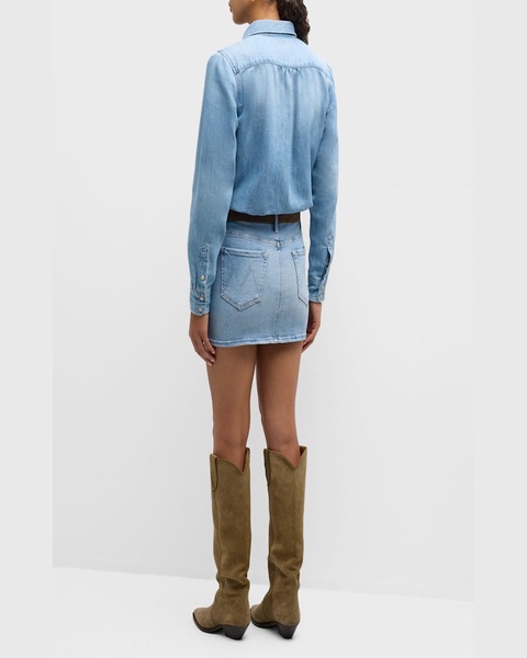 The Vagabond Denim Mini Skirt