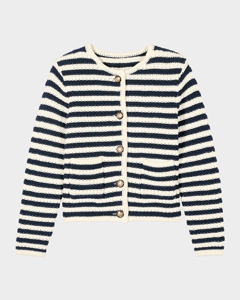 Gaspard Stripe Cardigan