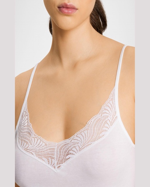 Cotton Delight Lace-Trim Cami