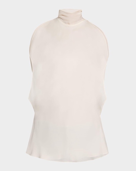 Ilana Layered Sleeveless Silk Top