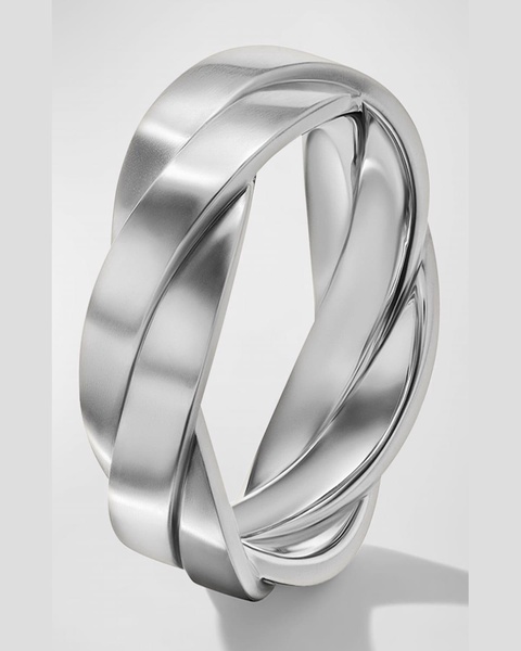 Men's DY Helios Band Ring in Silver, 9mm