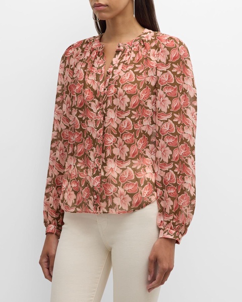 Ashlynn Floral Long-Sleeve Top