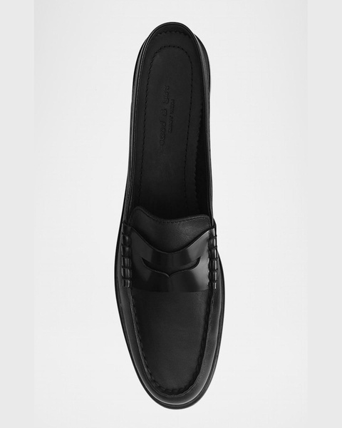 Carter Leather Penny Loafer Mules