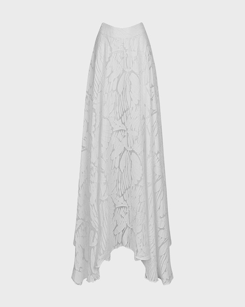 Marbre Burnout Handkerchief Maxi Skirt