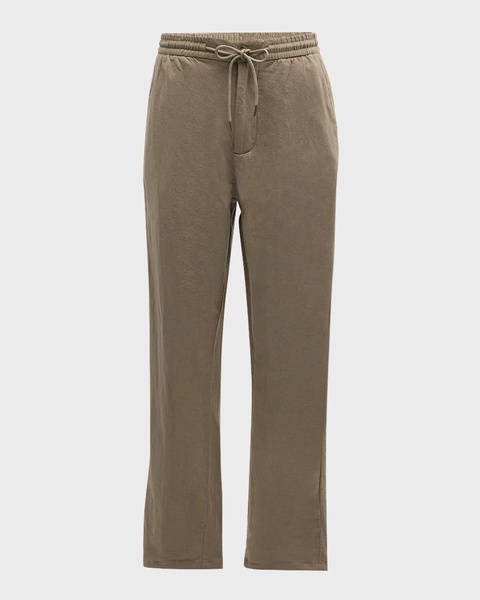 Men's Callum Cotton-Linen Drawstring Pants