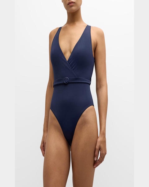 Michelle Belted One-Piece Swimsuit 