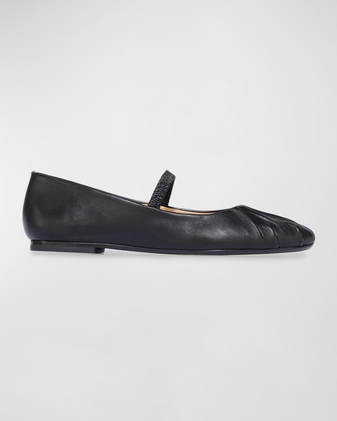 Savona Leather Band Ballerina Flats